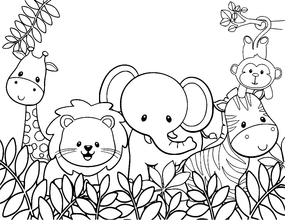 desenhos de animais para colorir