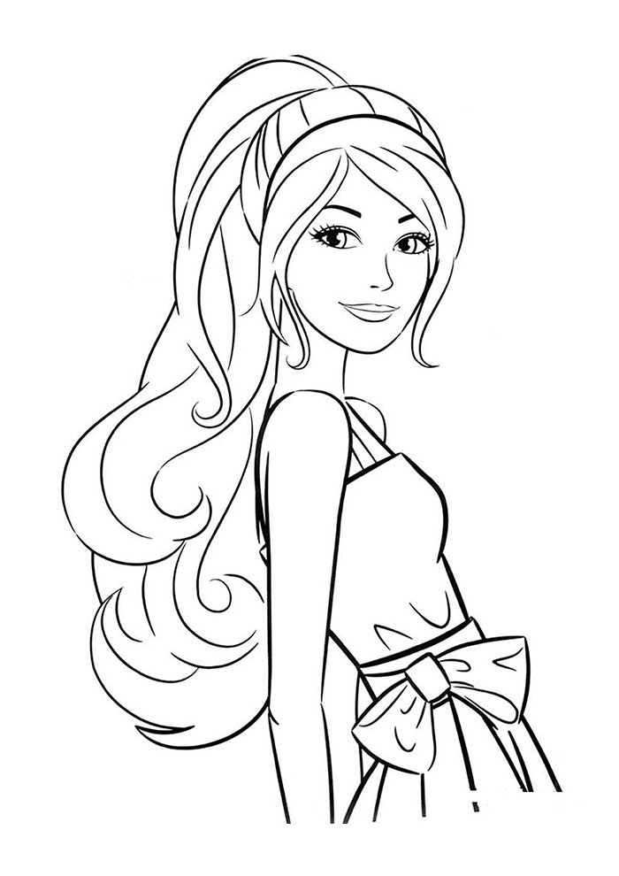 desenhos para colorir barbie