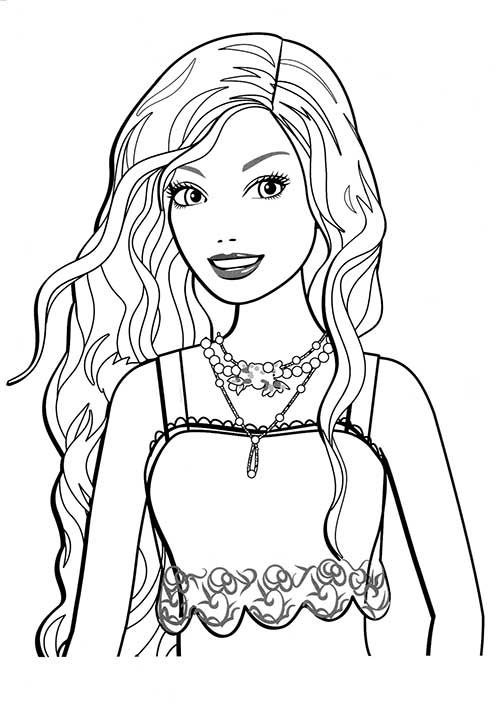 desenhos para colorir barbie