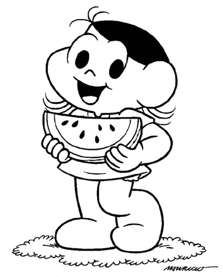 Desenhos para colorir Turma da Mônica