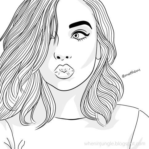 desenhos para colorir Tumblr