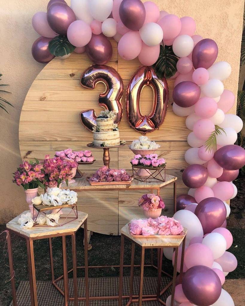 decoração de aniversário simples feminina