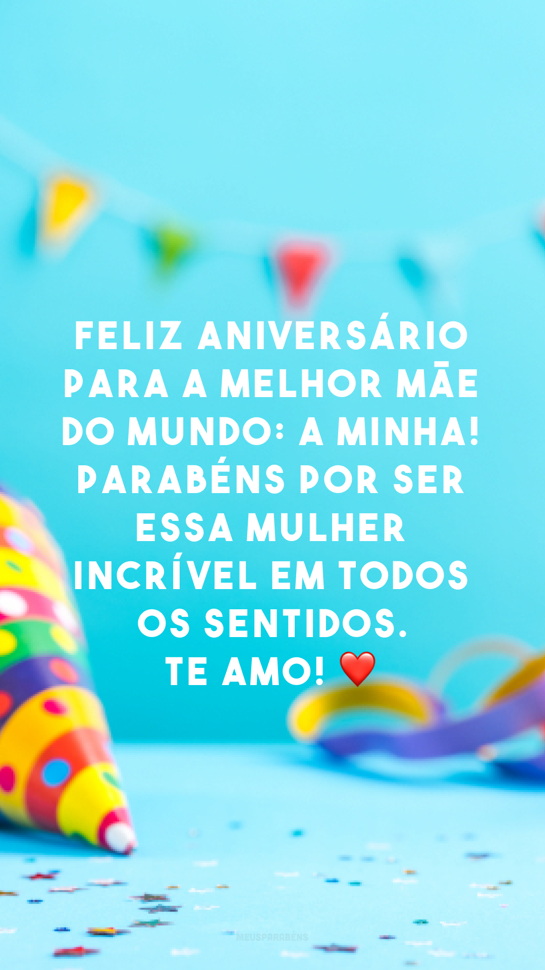 Mensagem de Feliz Aniversário para mãe