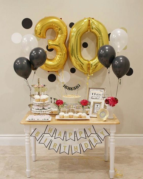 decoração de aniversário simples