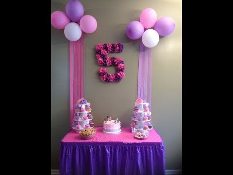 decoração de aniversário simples