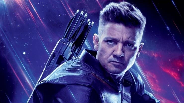 Gavião Arqueiro é interpretado por Jeremy Renner