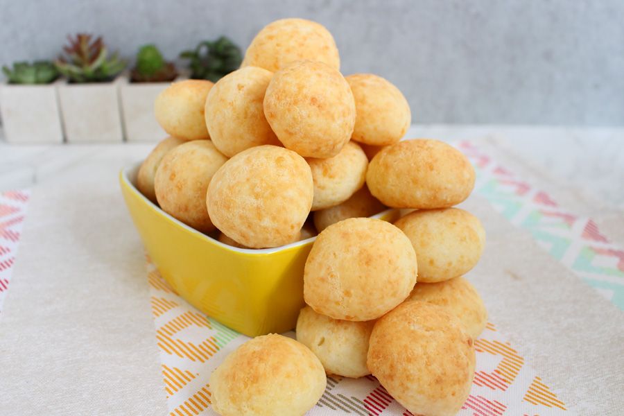 Pão de tapioca com queijo