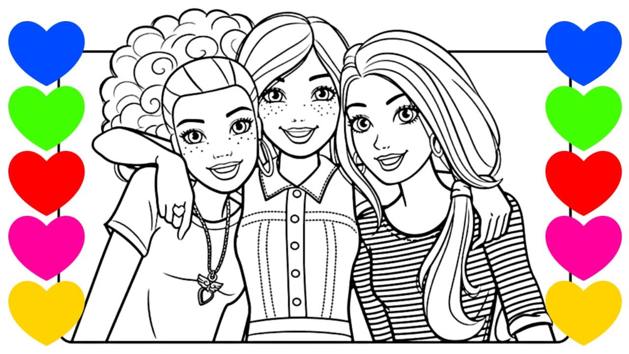 desenhos para colorir barbie