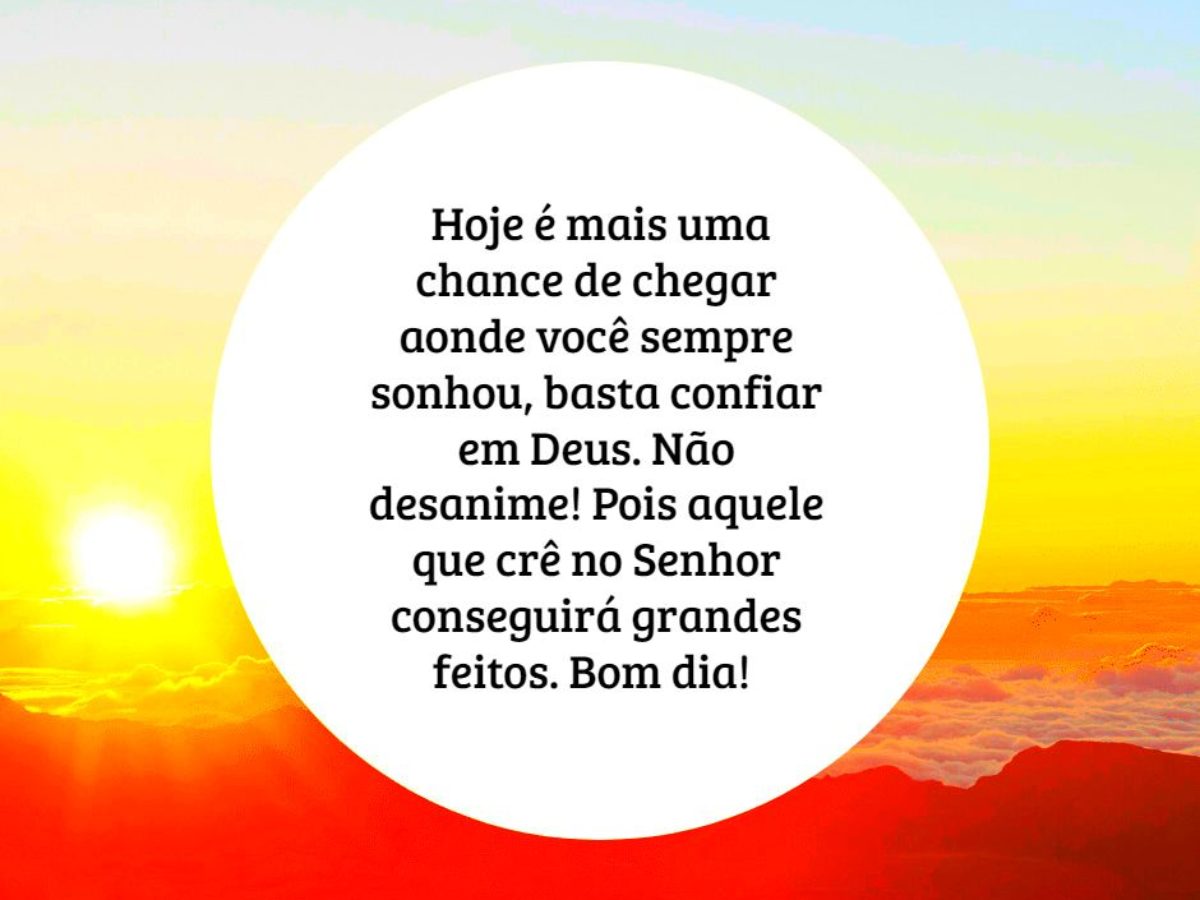 Mensagens de Bom Dia de Deus para WhatsApp