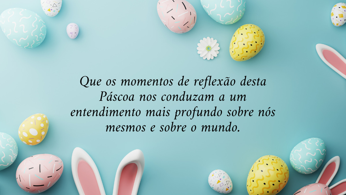 mensagem de páscoa