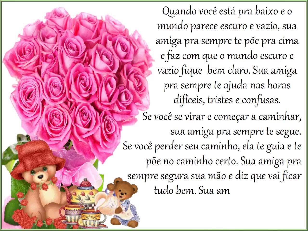 mensagens de carinho para amiga