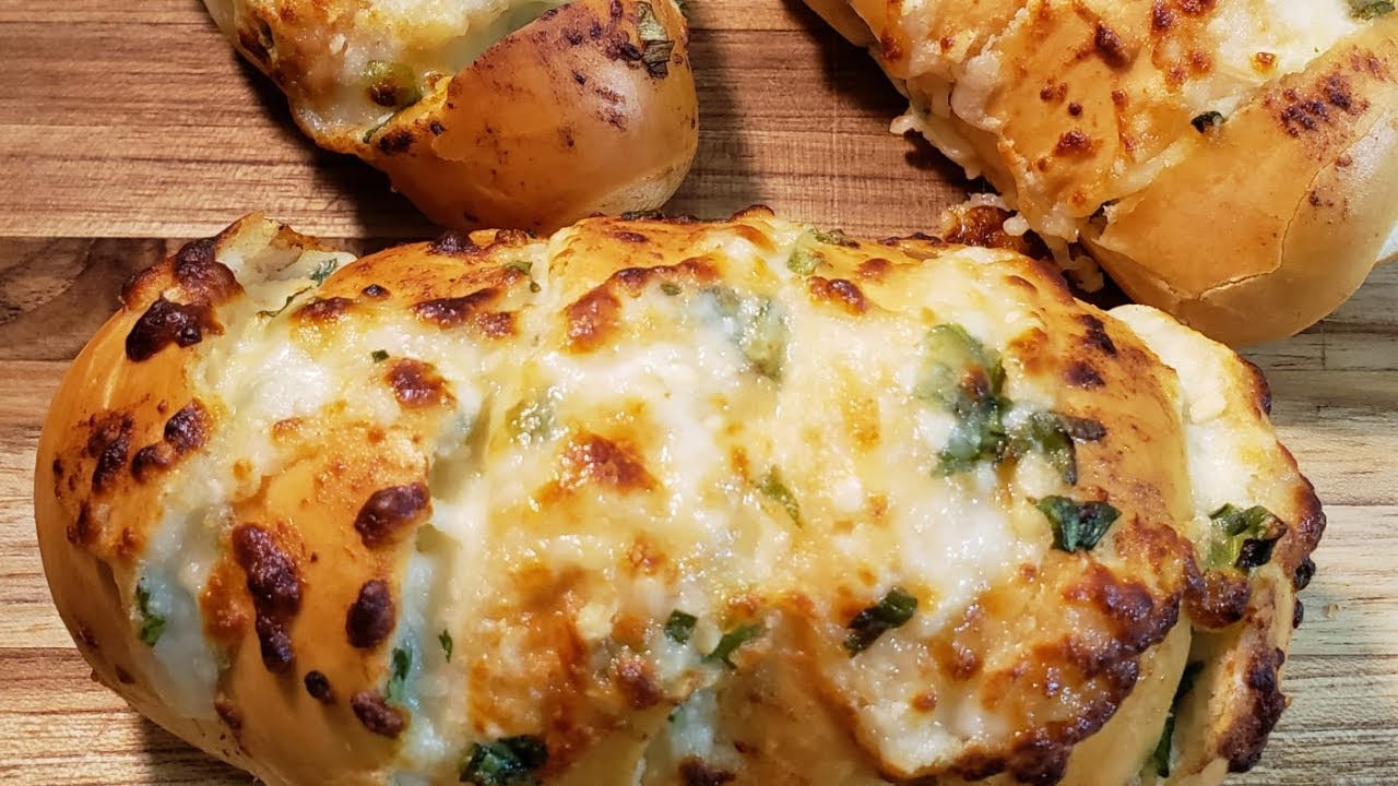 Pão de alho na airfryer