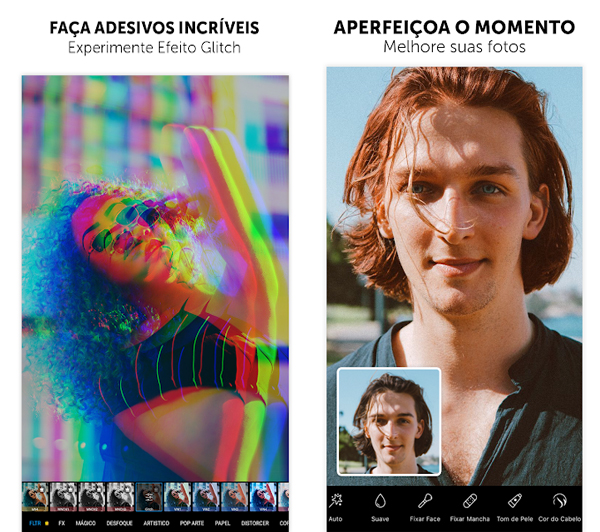 Aplicativos de montagem de fotos