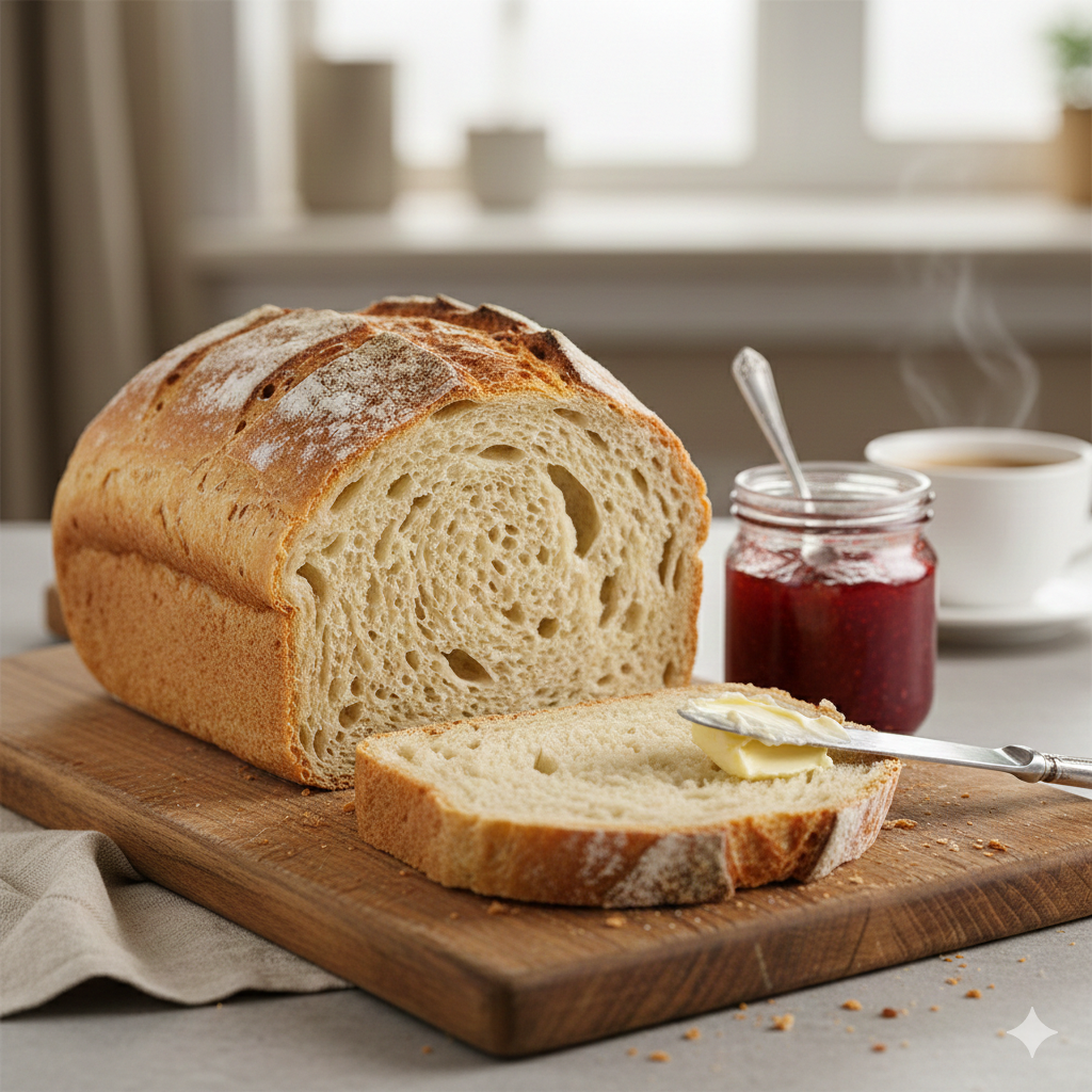 receita pão caseiro