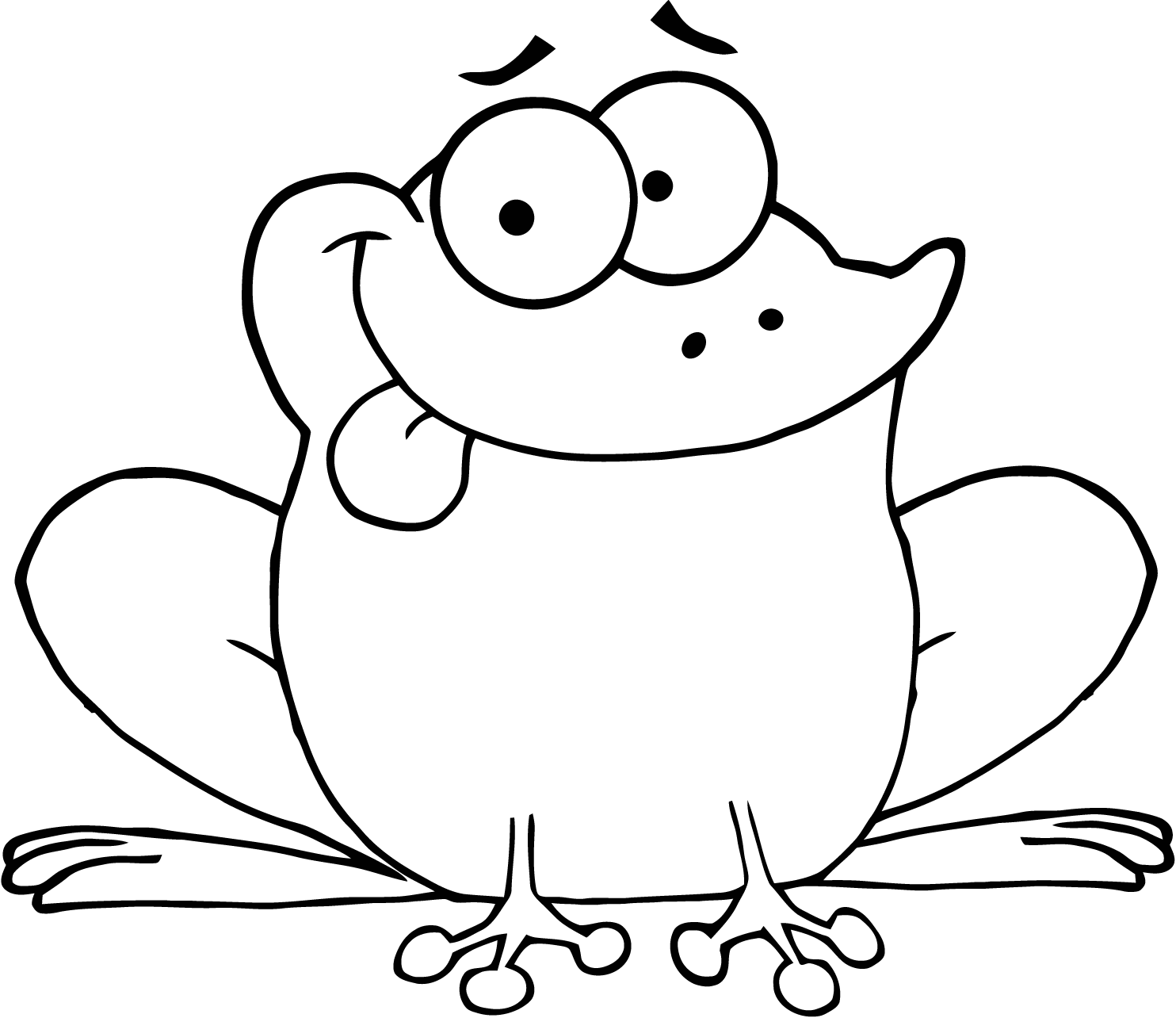sapo para colorir