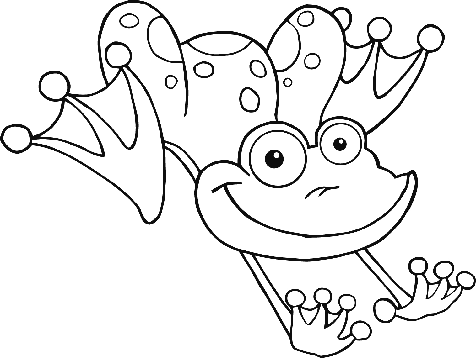 sapo para colorir