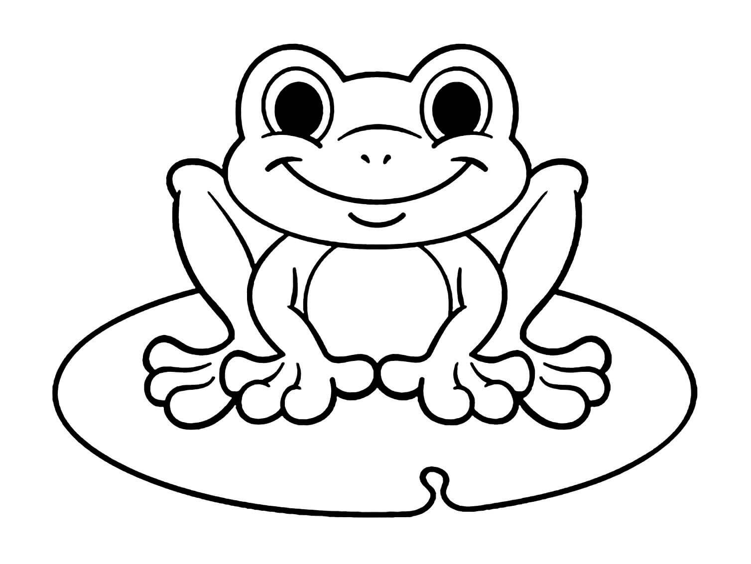 sapo para colorir
