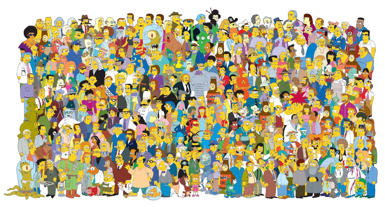 personagens os simpsons