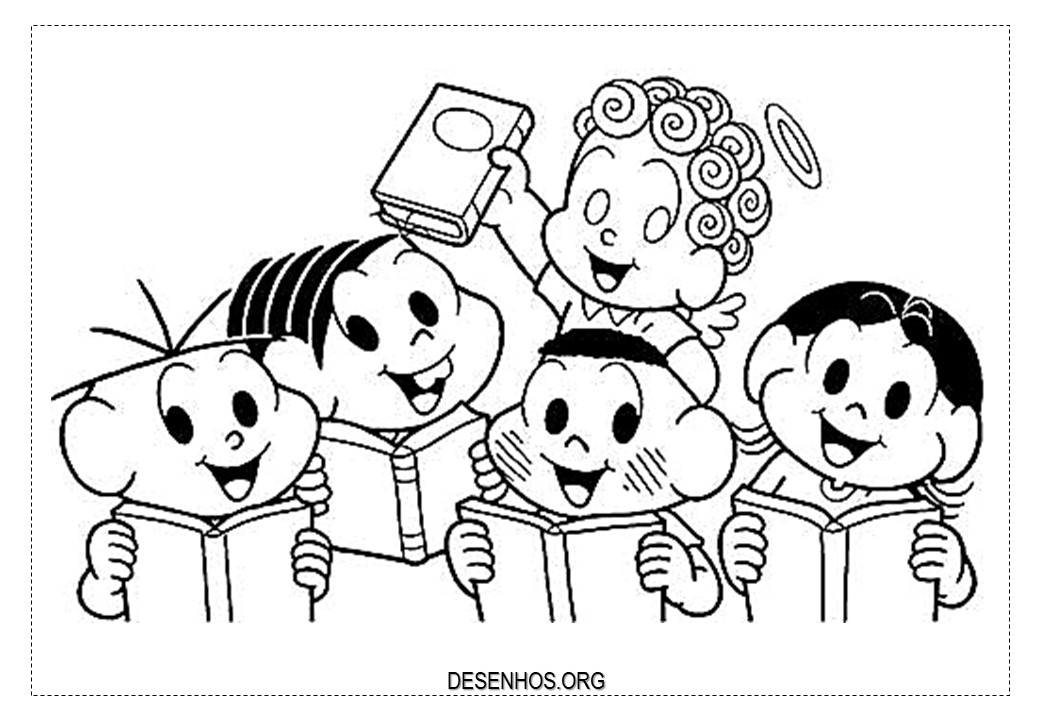 Desenhos para colorir Turma da Mônica