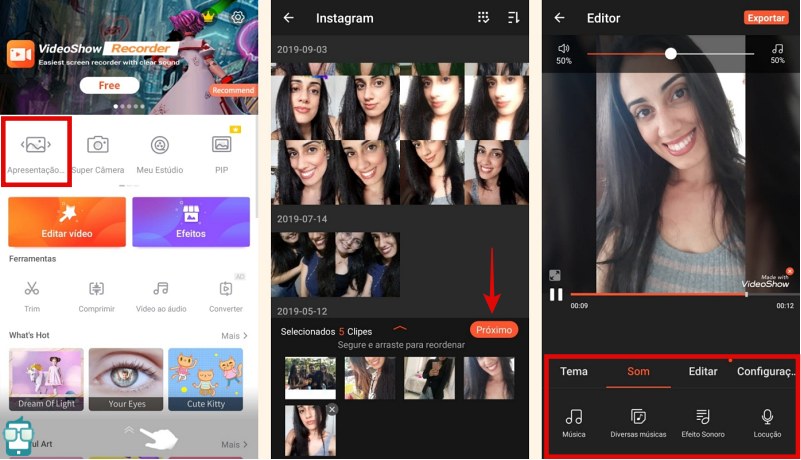 Aplicativos para fazer vídeos