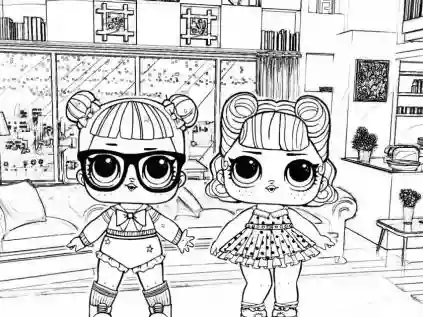 Desenhos para colorir lol: confira algumas imagens