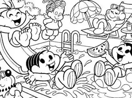 A Magia da Turma da Mônica: Desenhos para Colorir e Divertir a Criançada!