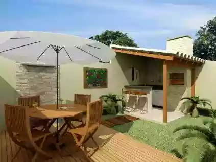 Ideias de áreas de churrasco pequena para você se inspirar