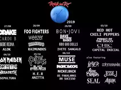 Relembre as atrações do Rock in Rio 2019