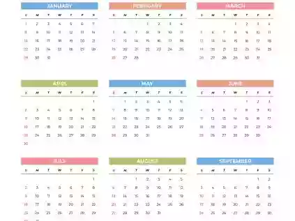 Confira o calendário sazonal de 2023