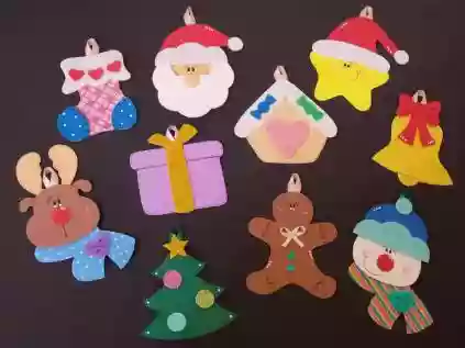 Ideias de Decorações de Natal em EVA