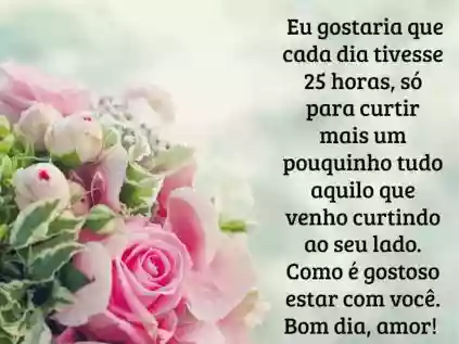 Msg de Bom Dia com Flores