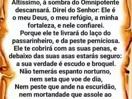 Salmo 91 - Leitura: Encontre Refúgio e Proteção nas Palavras Divinas