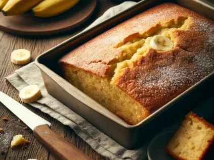 Receita de Bolo de Banana Simples no Liquidificador