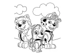 Desenho Patrulha Canina para colorir