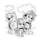 Desenho Patrulha Canina para colorir